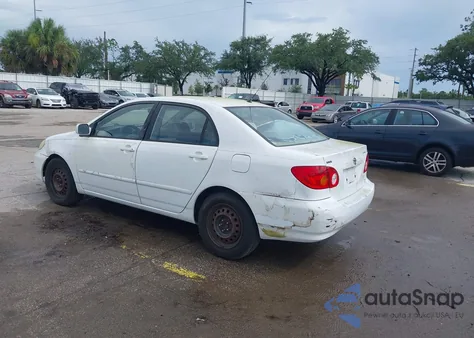 2004 Toyota Corolla Le из США, поврежденный, VIN 2T1BR32E64C287414